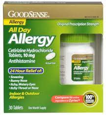 All Day Allergy Cetirizine