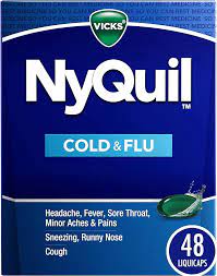 Vicks Nyquil Cold Flu Liquicap