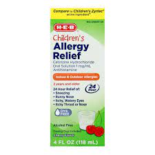 Childrens Allergy Relief Cetirizine