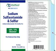 Sulfacetamide Sulfur Cleanser Topical